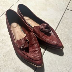 Sperry Saybrook Tassel Pointed Loafers (Genuine Leather)